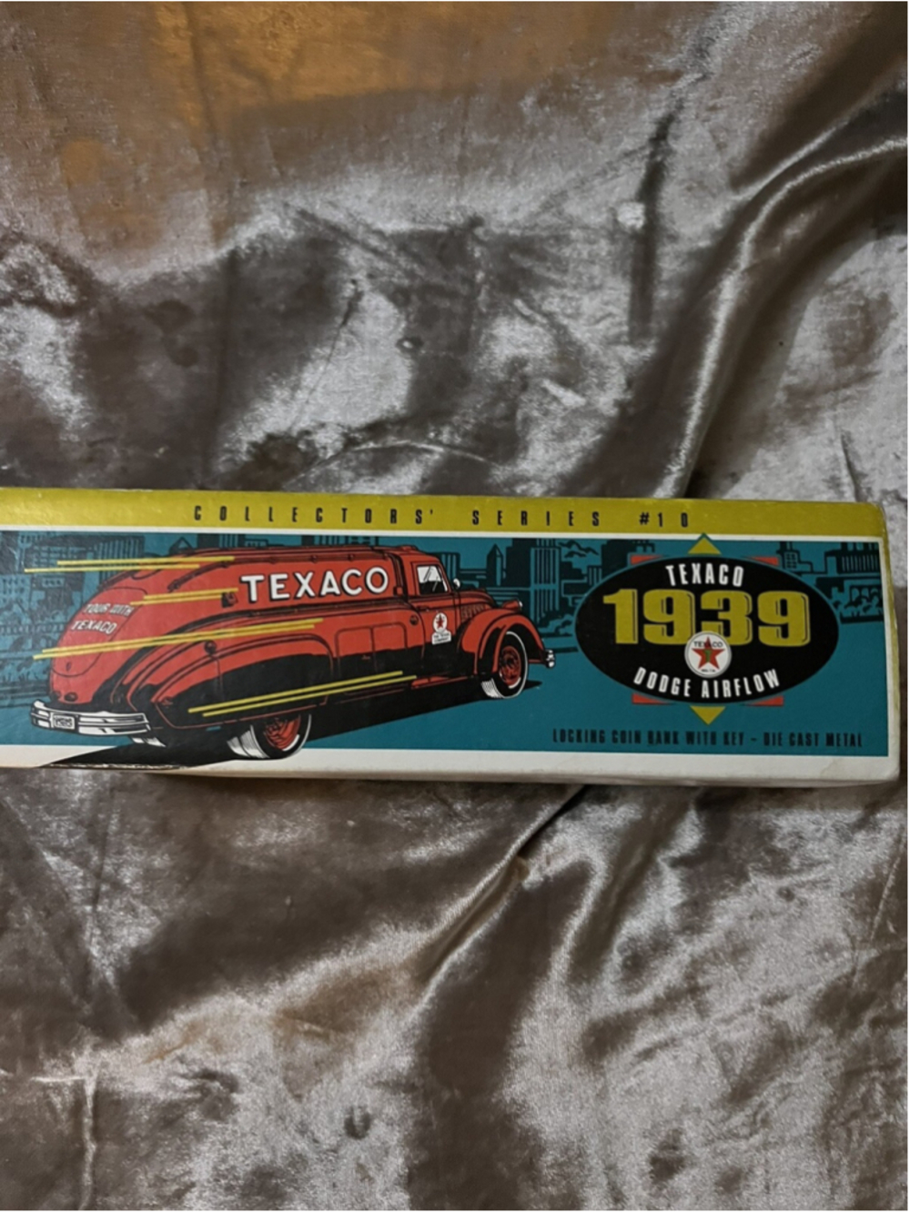 Texaco 1939 Dodge Airflow Die Cast Tanker Coin Bank NIB SEE PHOTOS WITH PAPERS